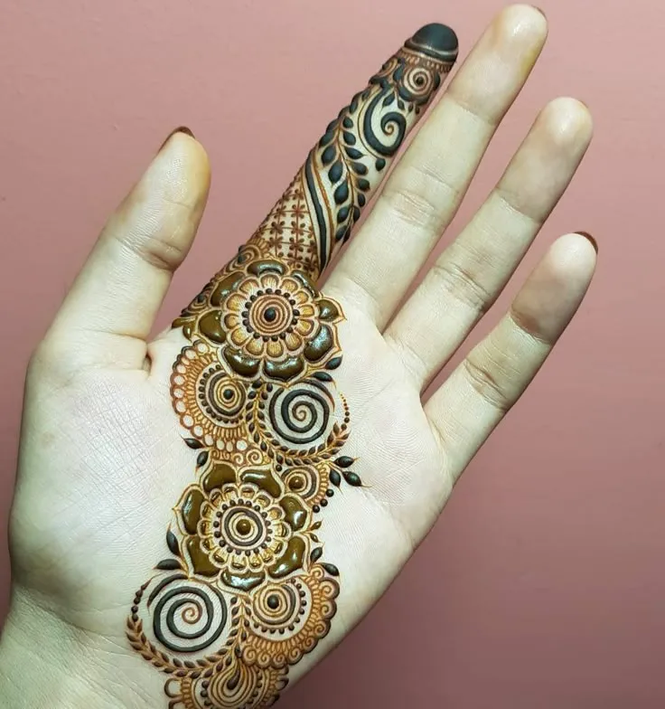 bel pattern mehndi design