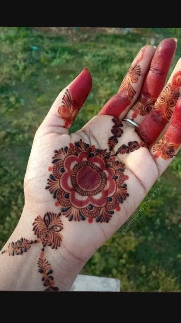 bel style mehndi