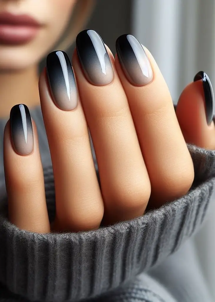 black nail style