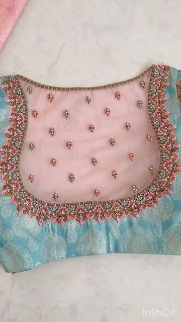 blouse designs net back side
