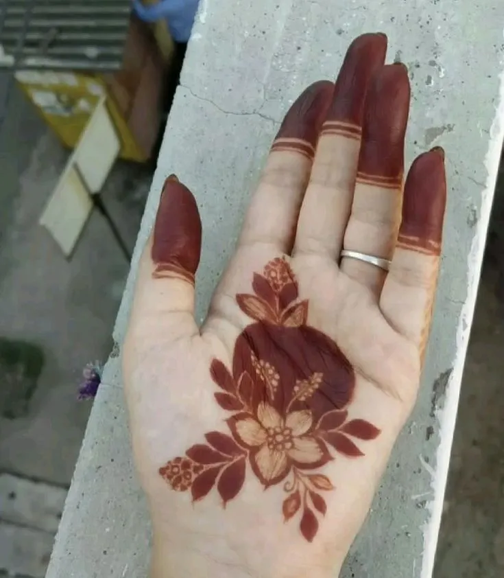 bold mehndi outlines