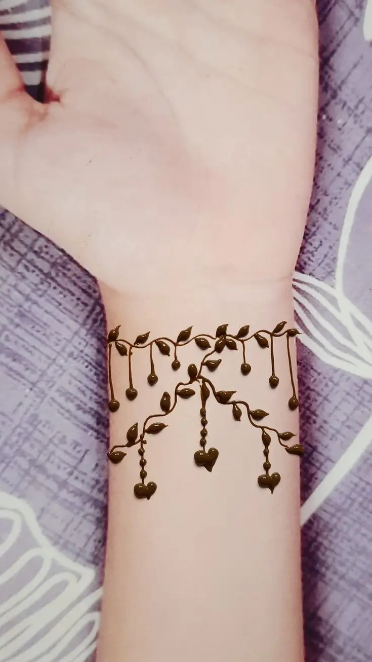 bracelet henna design