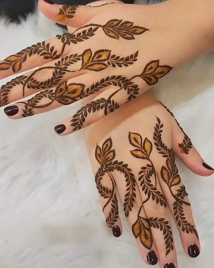 bridal bel mehndi design