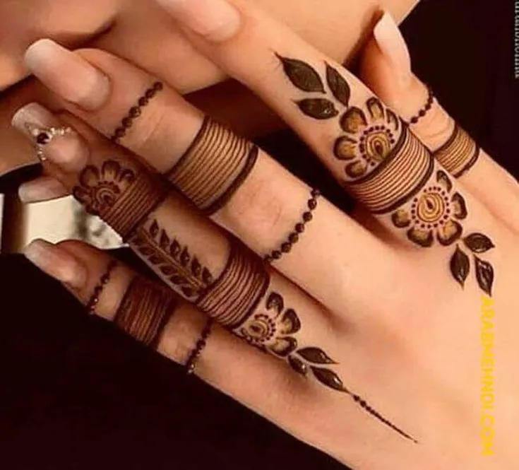 cap style mehndi