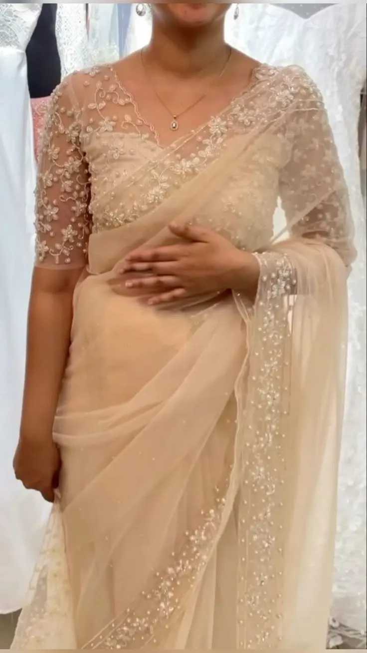designer saree blouse ideas