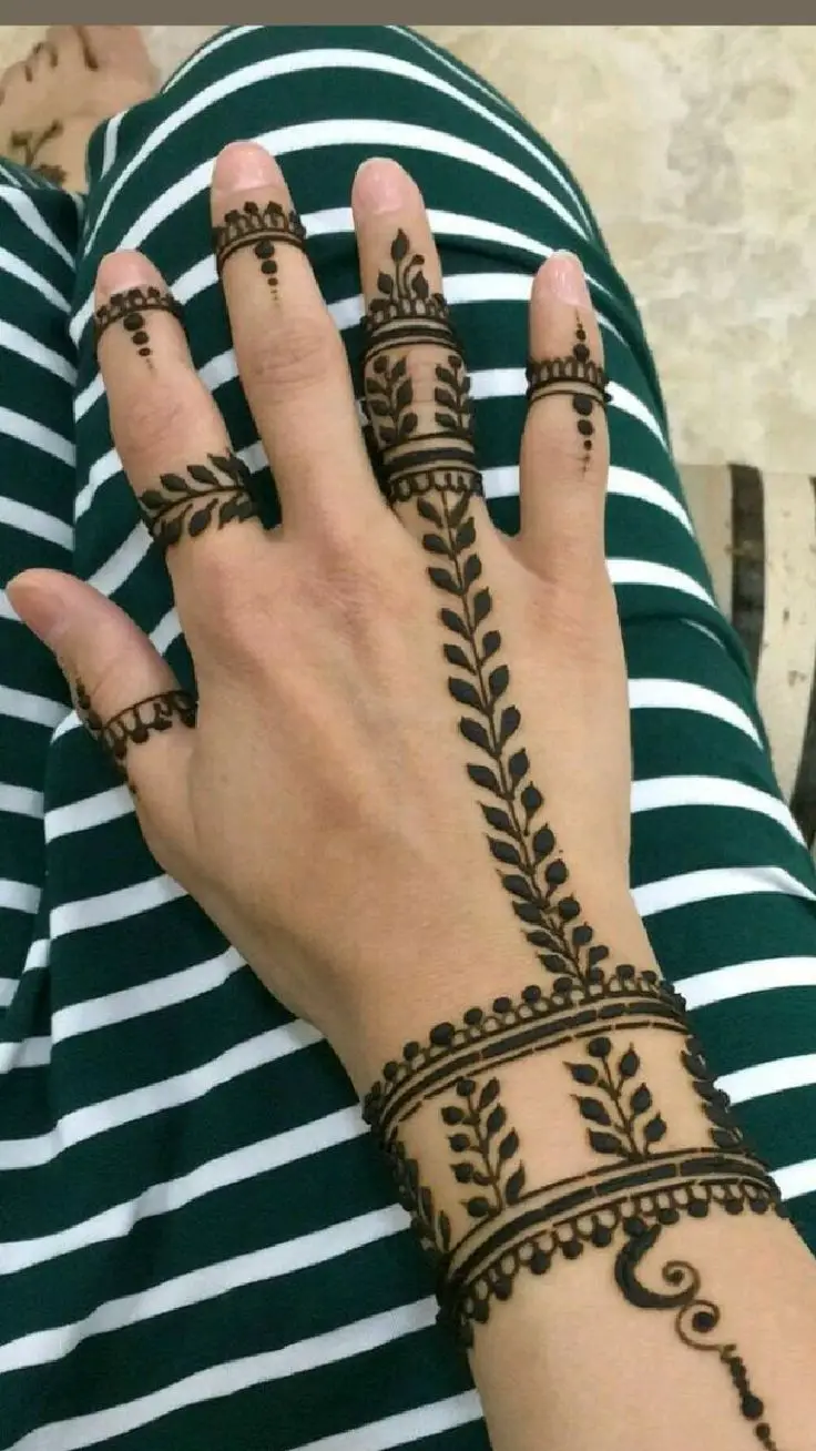 eid bracelet mehndi design