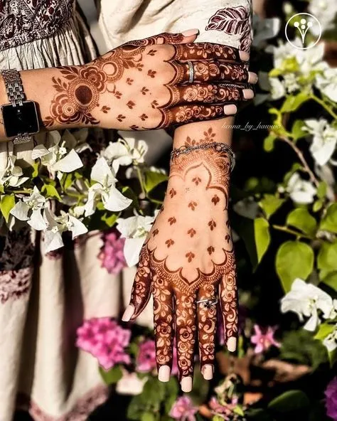 elegant mehndi for ring function