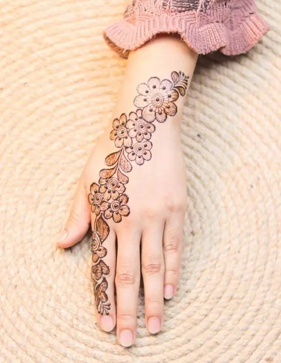 finger designs for mehndi