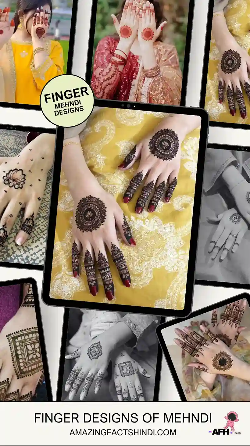 finger designs for mehndi