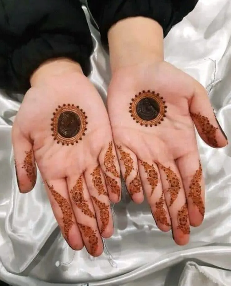 finger ring highlight mehndi