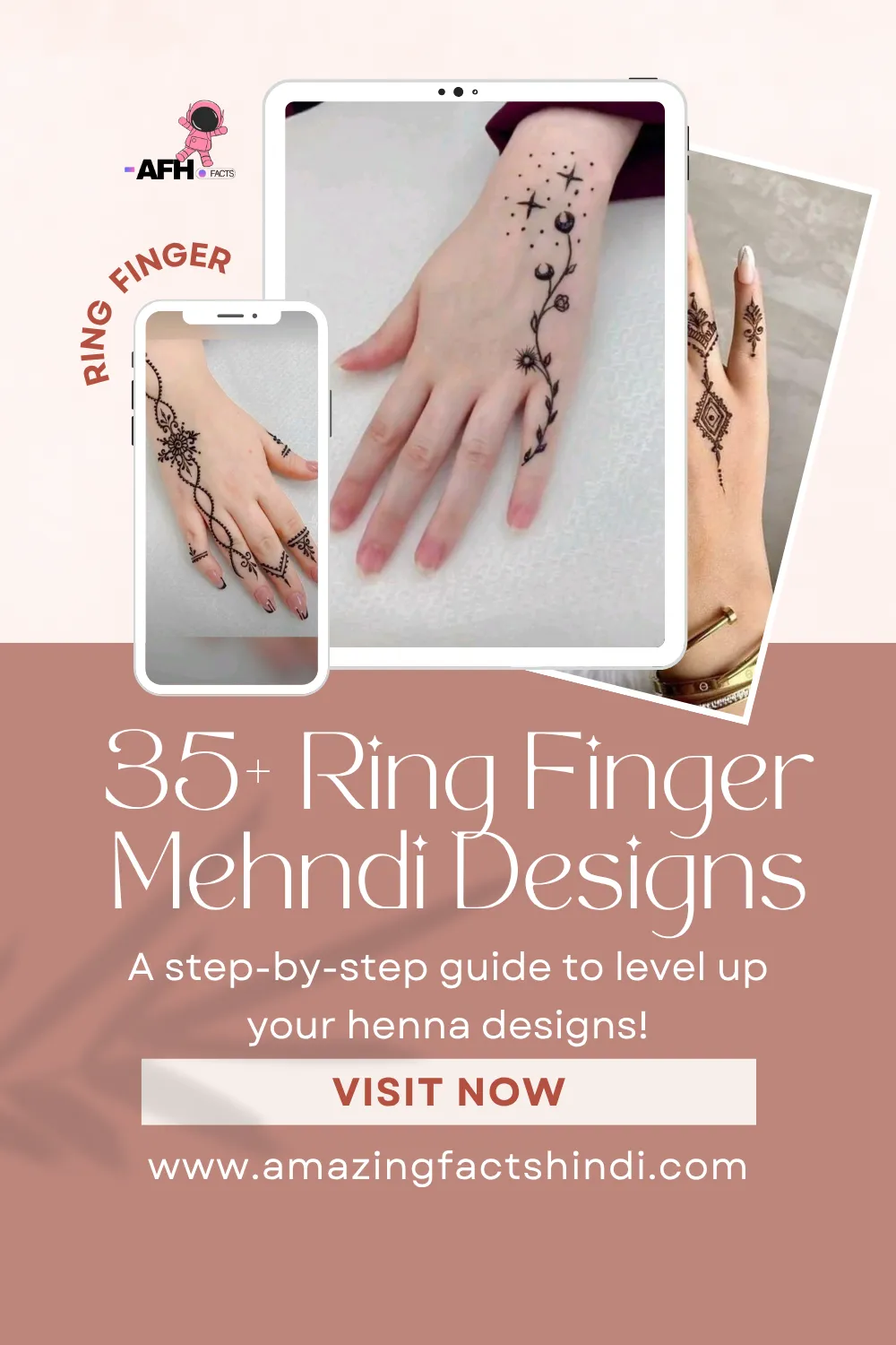finger ring mehndi tattoo designs