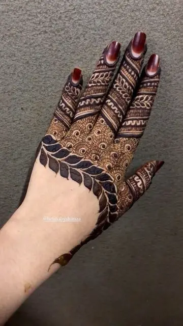 finger simple mehndi designs