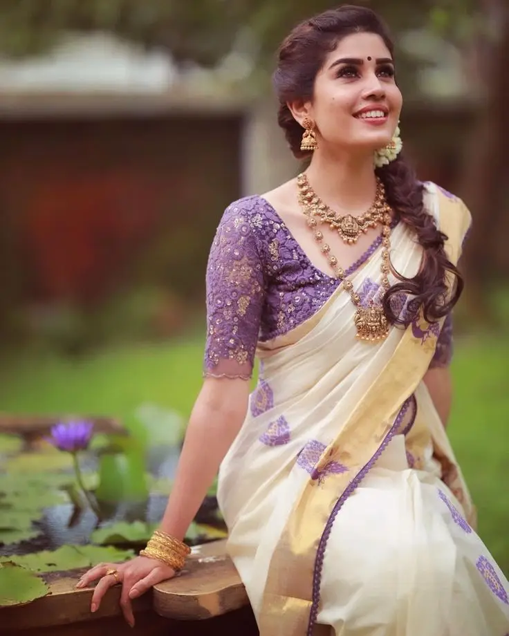 kerala famous saree blouse