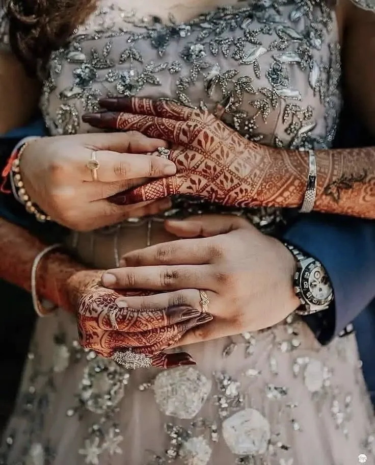 latest engagement mehndi ideas for 2025 brides