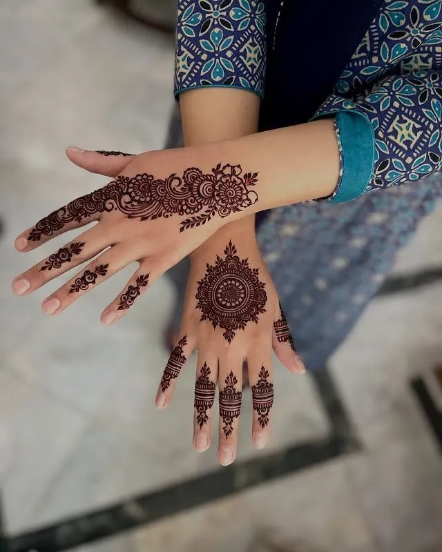 latest pakistani mehndi designs