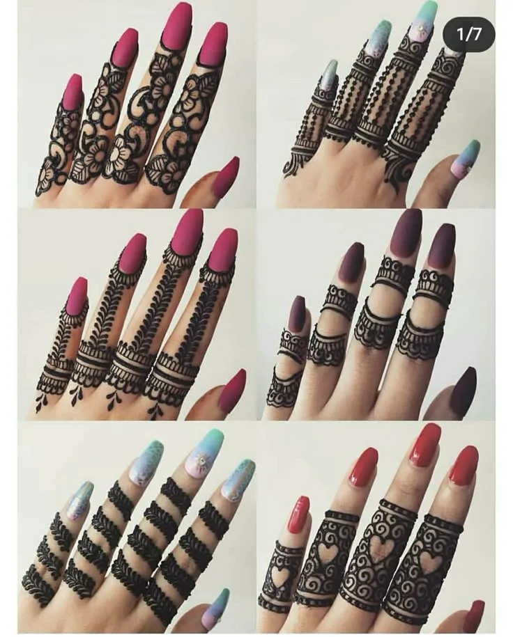 minimalist mehndi design