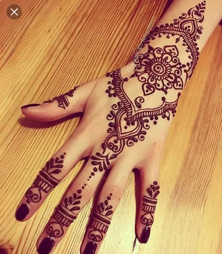 most beautiful mehndi designs for front hands