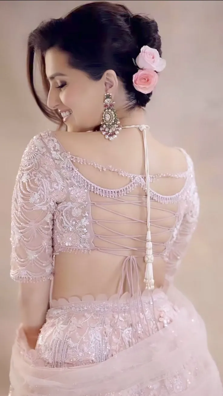 net blouse back designs for saree