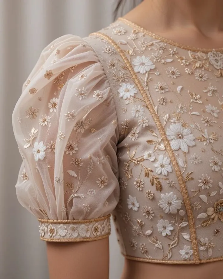 net blouse back neck designs