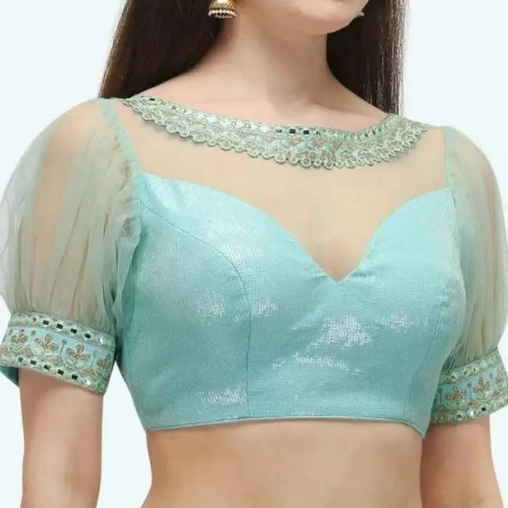 net saree blouse back neck designs