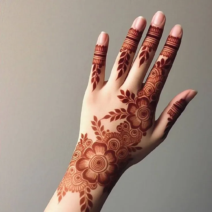 new bel mehndi design 2025