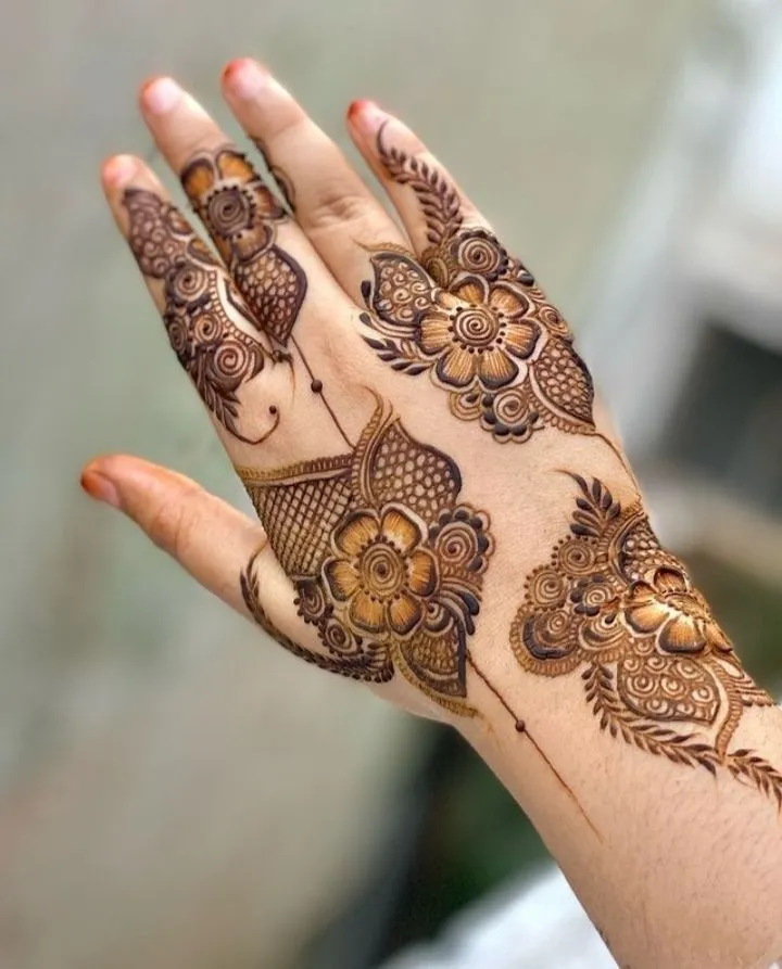 pakistani arabic mehndi designs