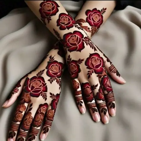 pinterest stylish khafif mehndi design