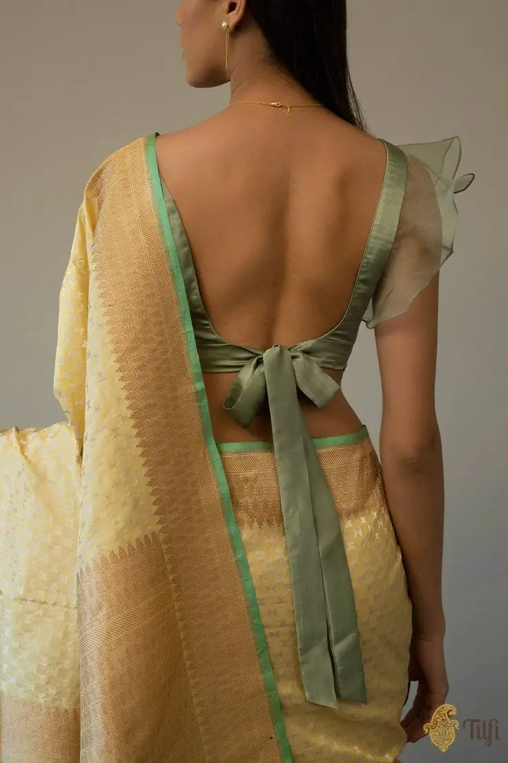 sleeveless blouse design