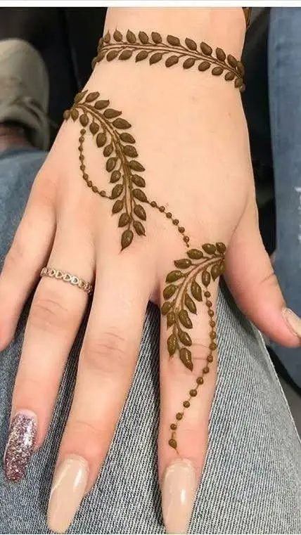 stone bracelet mehndi design