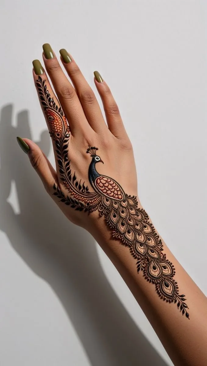 traditional mehndi art