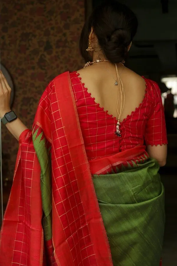 trendy kerala saree blouse neck designs