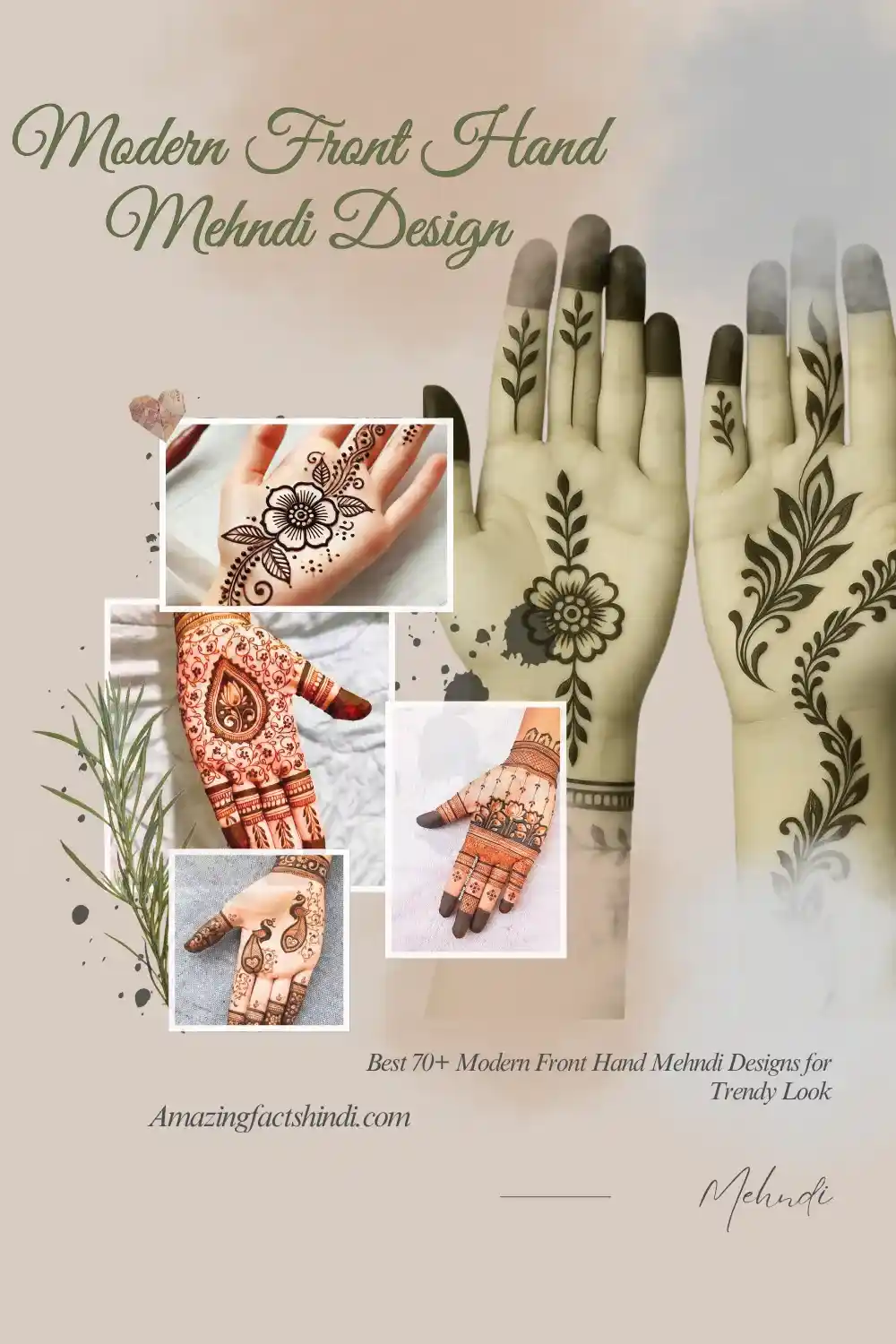 70 modern front hand mehndi design