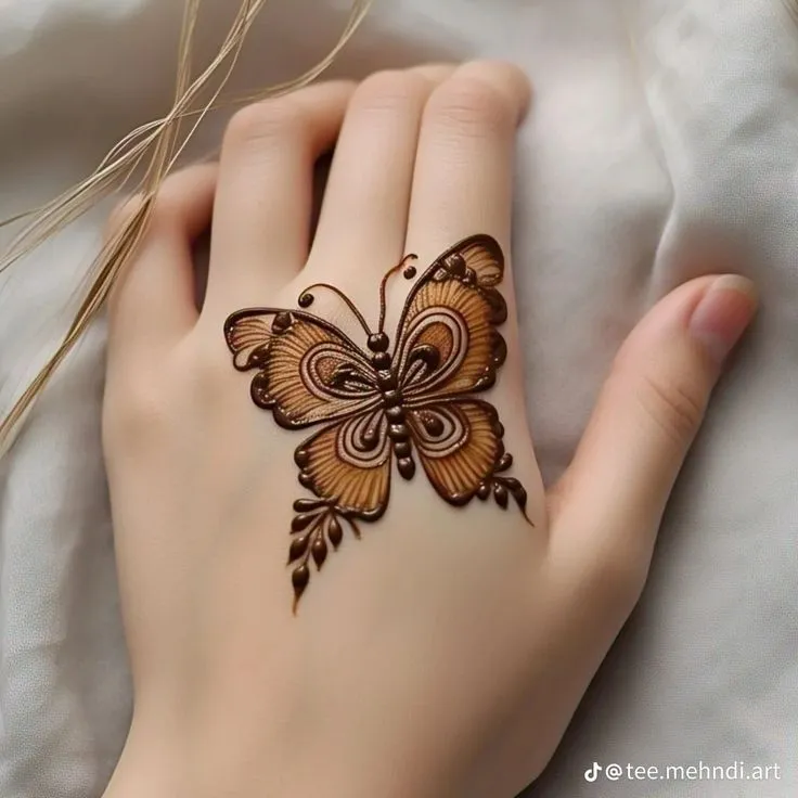 Adorable Children Mehndi Design