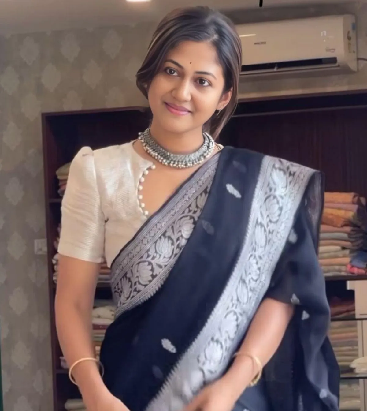 Best blouse patterns for Kanjivaram sarees
