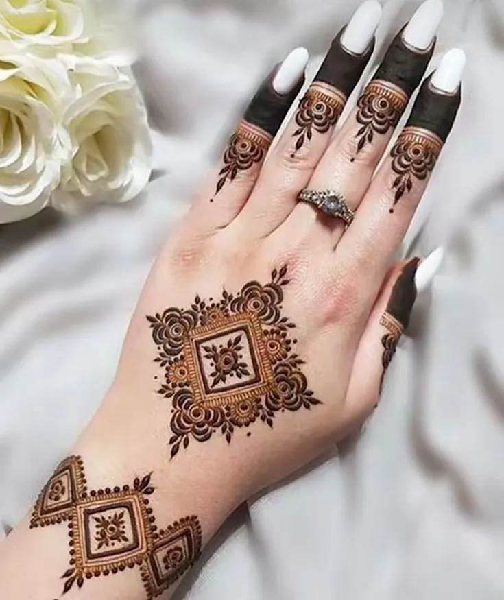 Best royal back hand mehndi designs
