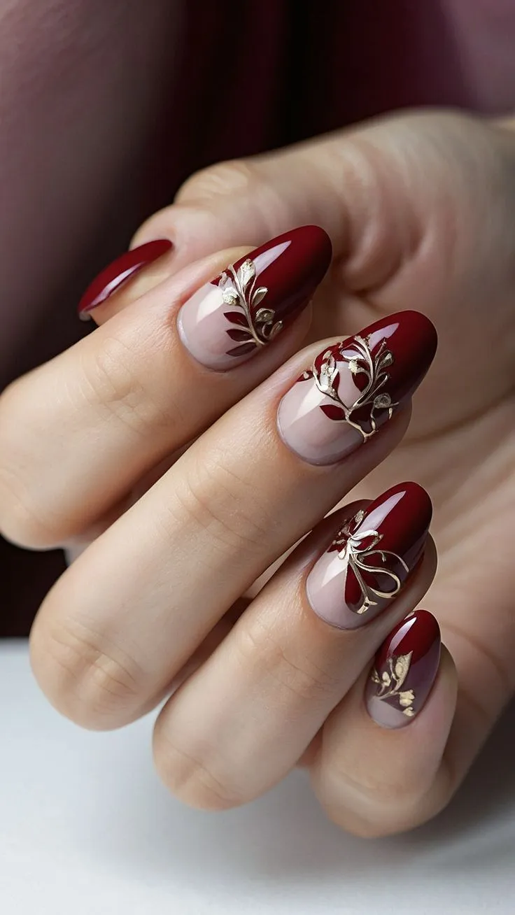 Indian bridal nail art designs with intricate mehndi patterns