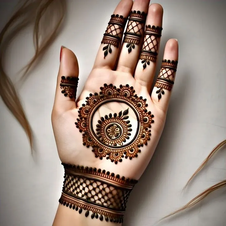 Pinterest trendy front hand mehndi
