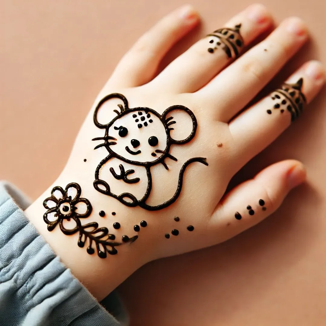 Quick mehndi for children