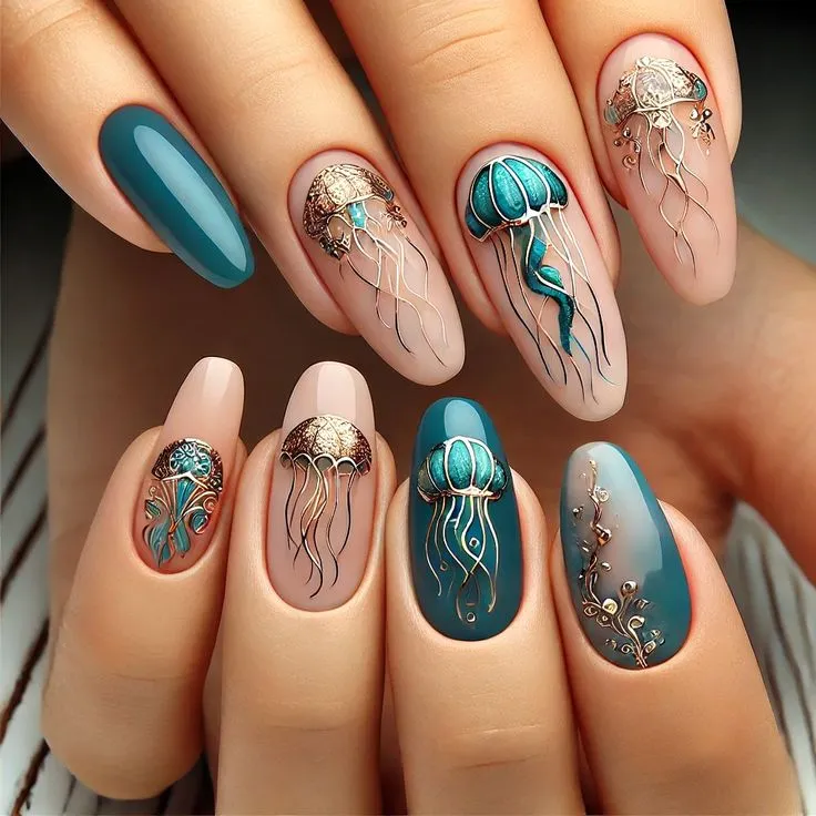 Timeless bride nail art white tips with crystal embellishments