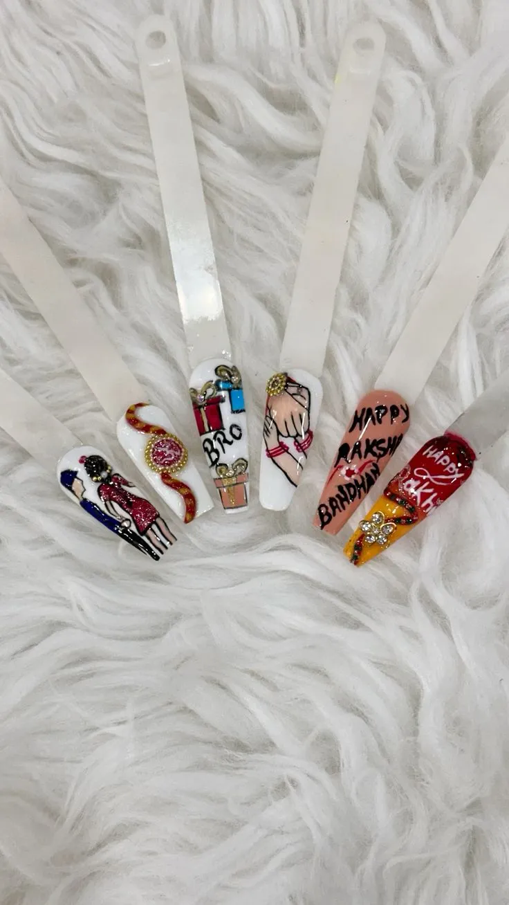 Trendy bridal nails designs transparent base with glitter