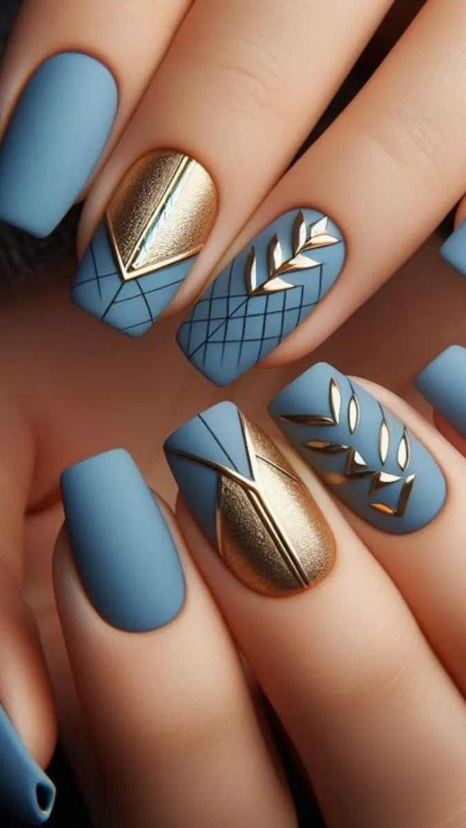 Turquoise nail designs