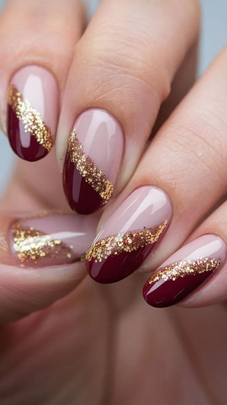 Wedding day bridal nail art in clean ivory shade
