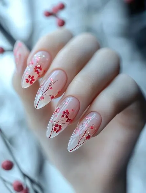 Wedding nails ideas for bridal party mismatched pastels
