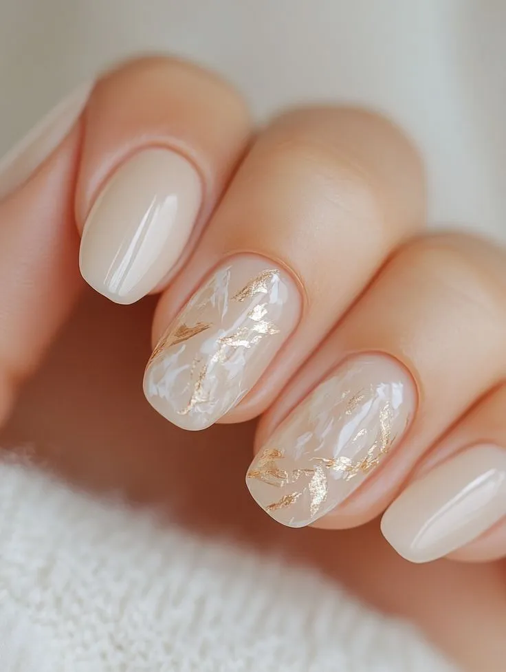 Winter wedding nail art designs deep red with snowflake