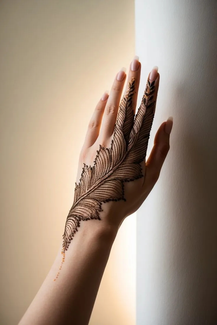 back hand mehndi designs for Instagram