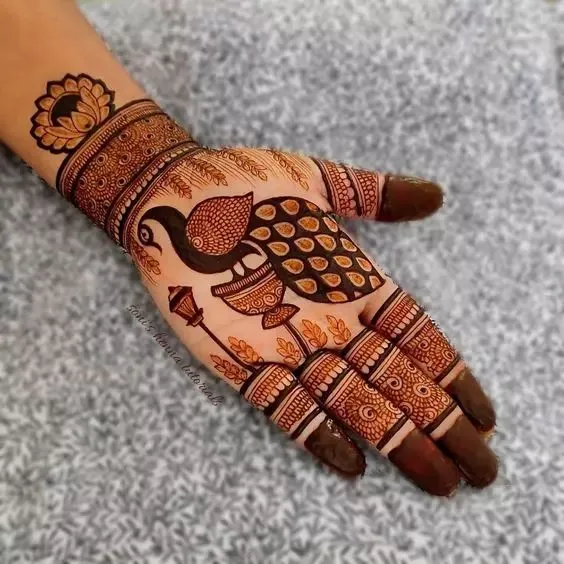 beautiful mehndi royal front hand mehndi design