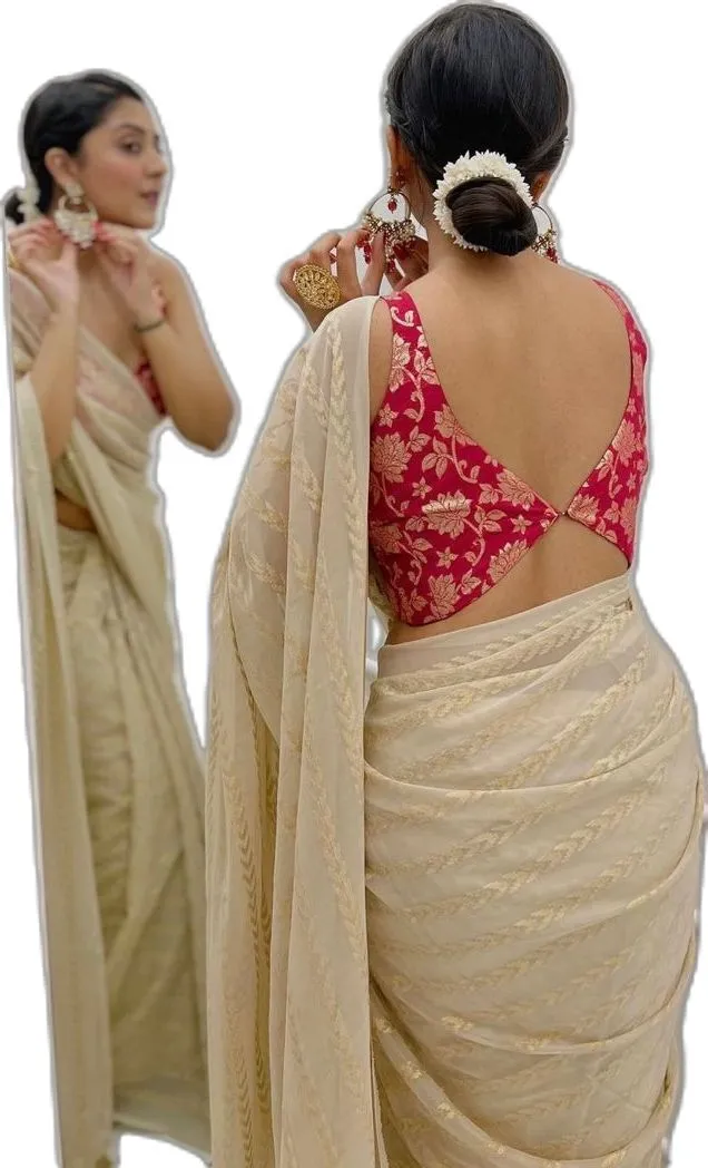 blouse back design for sleeveless blouse