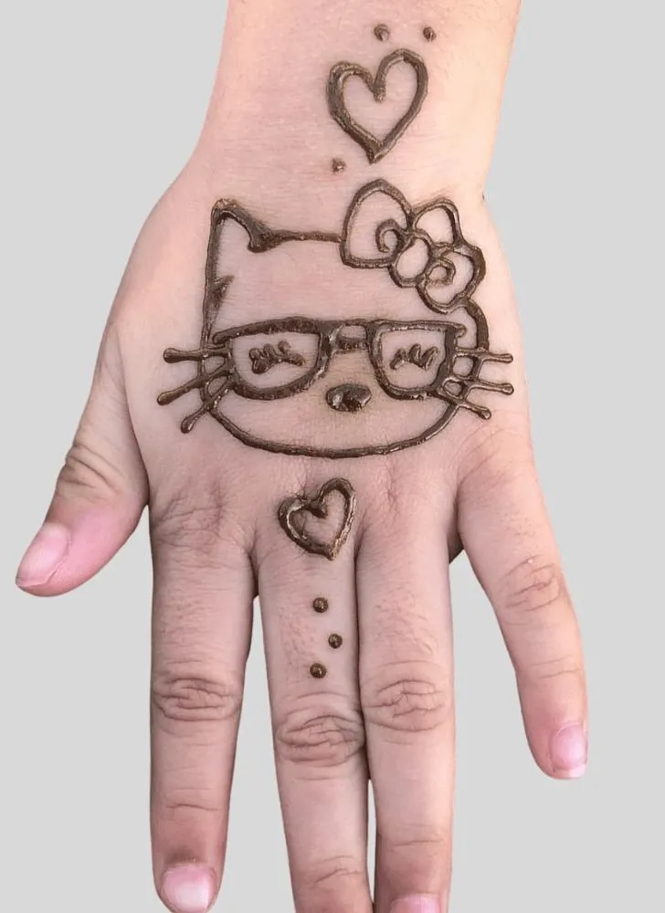 children simple mehndi design