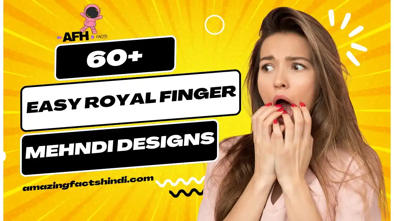 easy royal finger mehndi design