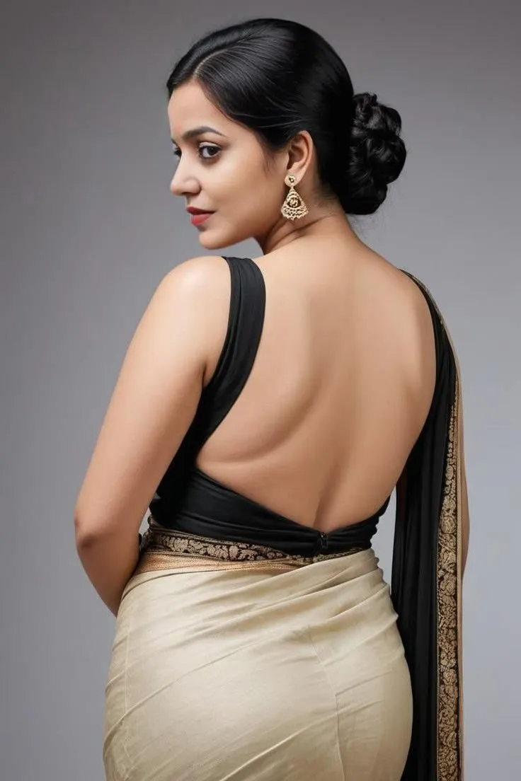 festive sleeveless blouse back designs